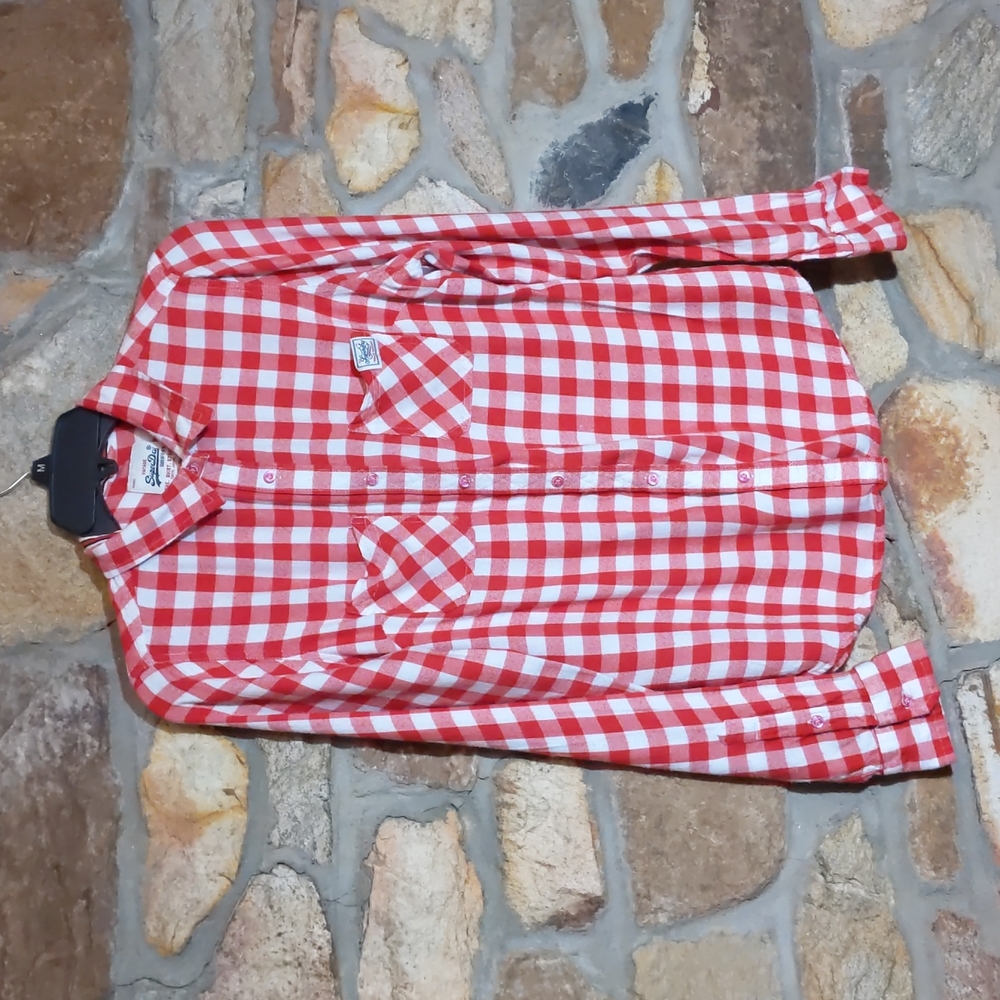 Superdry buffalo plaid flannel shirt